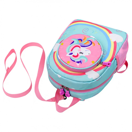 Ghiozdan pentru gradinita sau scoala cu model Unicorn ZY-2037roz [8]