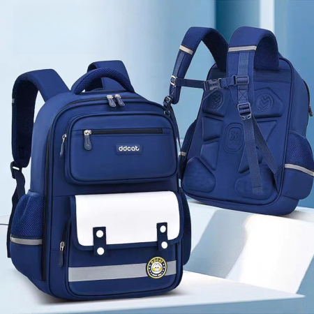Ghiozdane - Ghiozdan pentru scoala cu spate ortopedic ZY-568-1bleumarin
