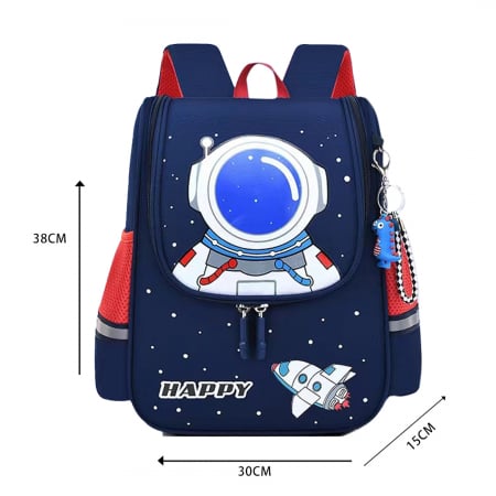 Ghiozdane - Ghiozdan pentru scoala impermeabil, model Astronaut ZY-559bleumarin