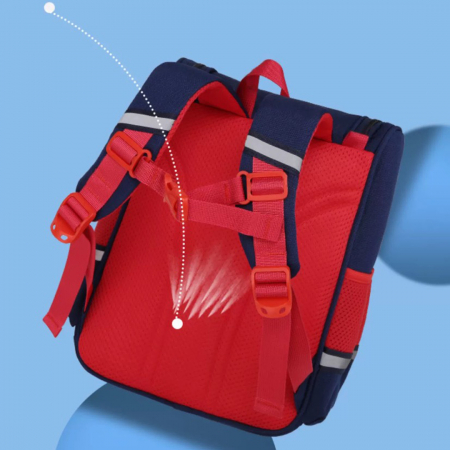 Ghiozdan pentru scoala impermeabil, model Astronaut ZY-559bleumarin [7]