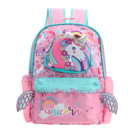 Ghiozdane - Ghiozdan pentru scoala, model Unicorn ZY-25123roz