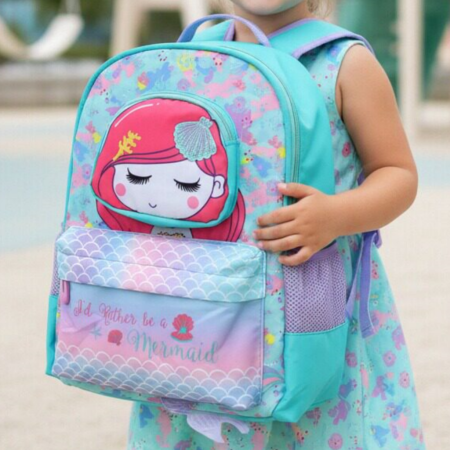 Ghiozdane - Ghiozdan pentru scoala, model Sirena ZY-25123turcoaz