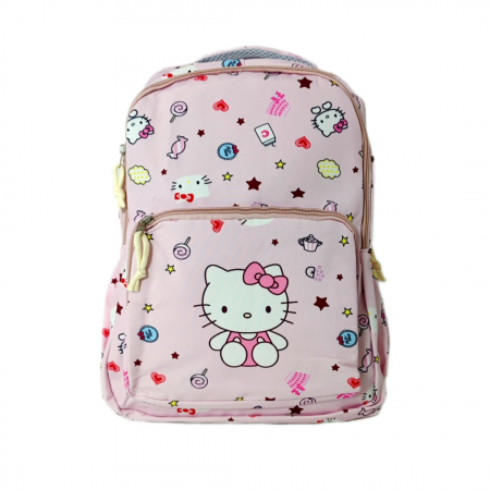 Ghiozdane - Ghiozdan/rucsac cu Hello Kitty pentru scoala sau calatorii ZY-1518roz