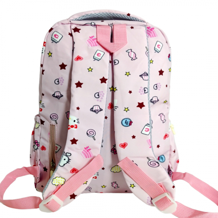 Ghiozdane - Ghiozdan/rucsac cu Hello Kitty pentru scoala sau calatorii ZY-1518roz