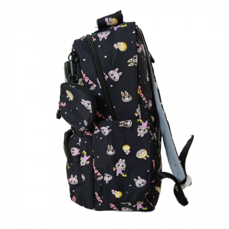 Ghiozdane - Ghiozdan/rucsac cu Labubu pentru scoala sau calatorii ZY-333-5negru