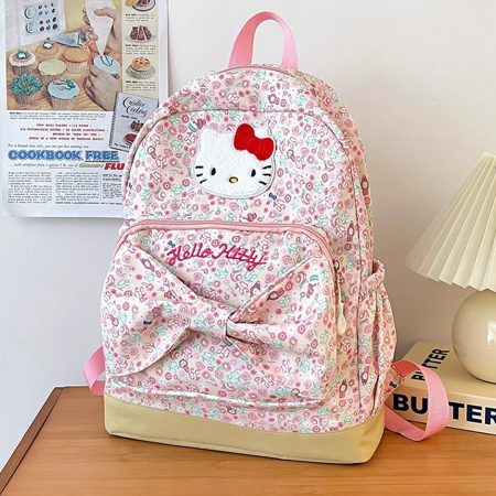 Ghiozdan/rucsac cu Hello Kitty pentru scoala sau calatorii ZY-8634roz [15]