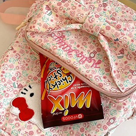 Ghiozdan/rucsac cu Hello Kitty pentru scoala sau calatorii ZY-8634roz [11]