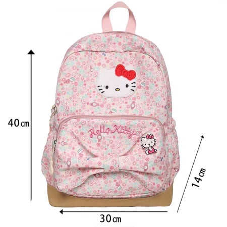 Ghiozdane - Ghiozdan/rucsac cu Hello Kitty pentru scoala sau calatorii ZY-8634roz
