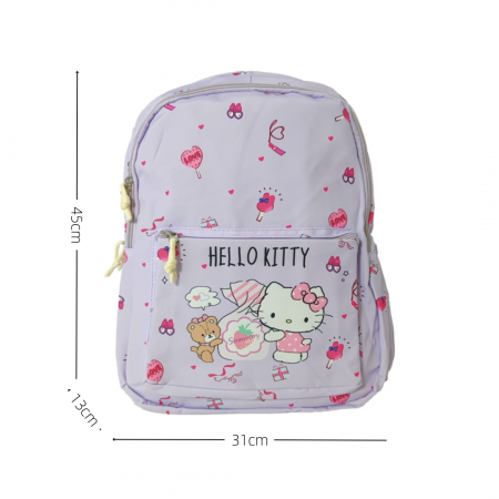 Ghiozdane - Ghiozdan/rucsac cu Hello Kitty pentru scoala sau calatorii ZY-1518mov