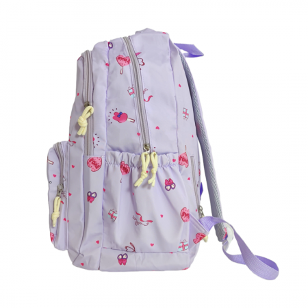 Ghiozdane - Ghiozdan/rucsac cu Hello Kitty pentru scoala sau calatorii ZY-1518mov