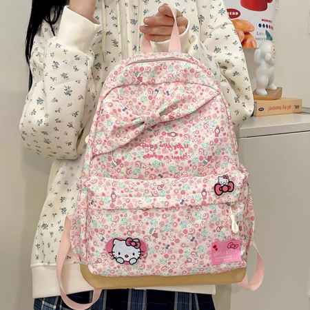 Ghiozdane - Ghiozdan/rucsac cu Hello Kitty pentru scoala sau calatorii ZY-8634-1