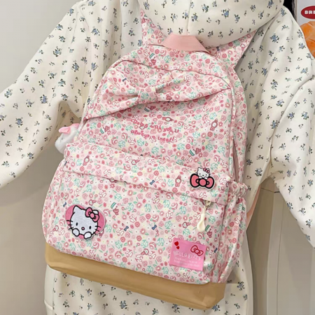 Ghiozdan/rucsac cu Hello Kitty pentru scoala sau calatorii ZY-8634-1 [7]