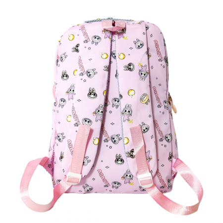 Ghiozdane - Ghiozdan/rucsac cu Labubu pentru scoala sau calatorii ZY-333-5roz