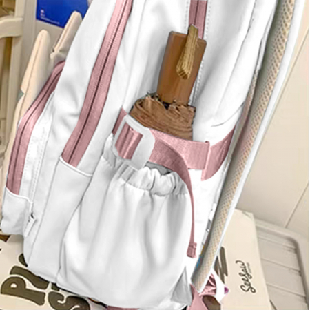 Ghiozdan/rucsac cu model pisica pentru scoala sau calatorii ZY-56128alb [10]