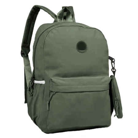 ARTICOLE ȘCOLARE - Ghiozdan/rucsac cu penar etui detasabil pentru scoala sau calatorii ZY-B08verde