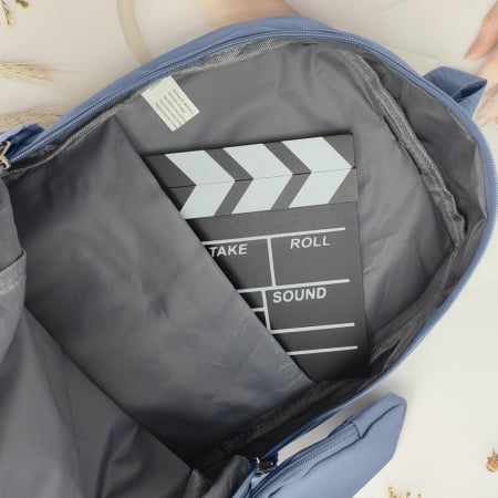 Ghiozdane - Ghiozdan/rucsac cu penar etui detasabil pentru scoala sau calatorii ZY-B08albastru