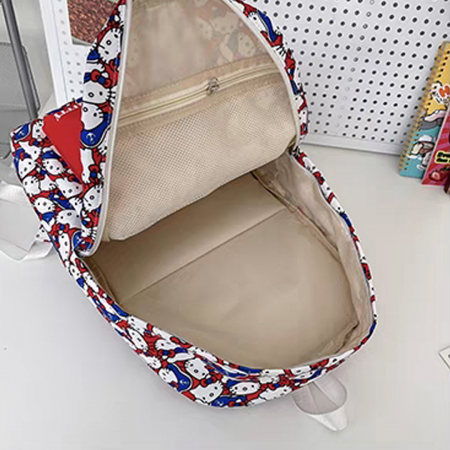 Ghiozdan/rucsac cu Hello Kitty pentru scoala sau calatorii ZY-8618rosu [9]