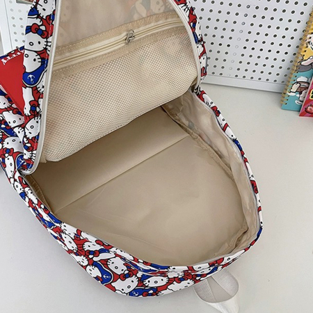 ARTICOLE ȘCOLARE - Ghiozdan/rucsac cu Hello Kitty pentru scoala sau calatorii ZY-8618rosu