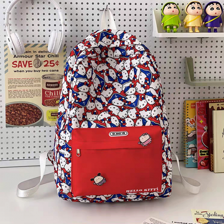 Ghiozdan/rucsac cu Hello Kitty pentru scoala sau calatorii ZY-8618rosu [12]