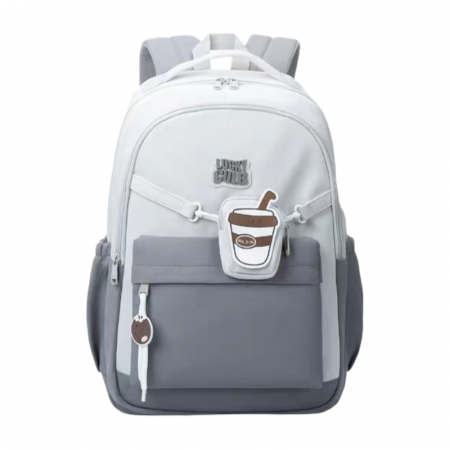 Ghiozdane - Ghiozdan/rucsac pentru scoala sau calatorii cu accesoriu pusculita ZY-2543gri