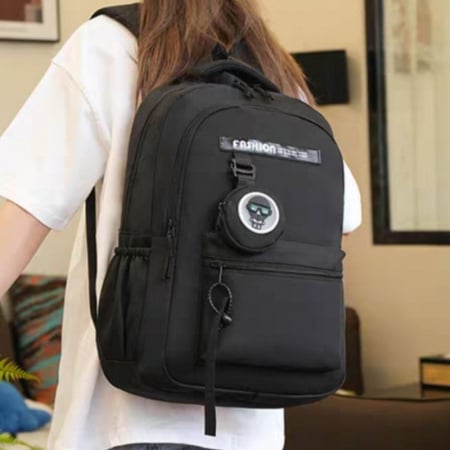 ARTICOLE ȘCOLARE - Ghiozdan/rucsac pentru scoala sau calatorii cu accesoriu pusculita ZY-8965