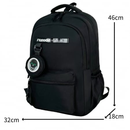 ARTICOLE ȘCOLARE - Ghiozdan/rucsac pentru scoala sau calatorii cu accesoriu pusculita ZY-8965
