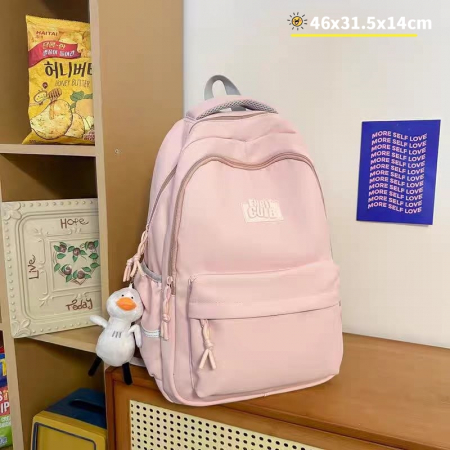 Ghiozdane - Ghiozdan/rucsac pentru scoala sau calatorii cu atasare la troler ZY-1000roz