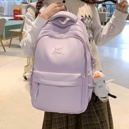 Ghiozdan/rucsac pentru scoala sau calatorii cu atasare la troler ZY-1000mov [6]