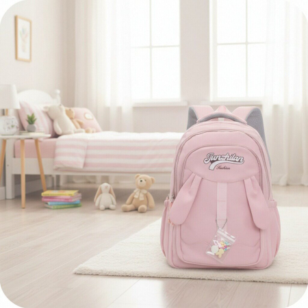 Ghiozdan/rucsac pentru scoala sau calatorii cu atasare la troler ZY-8817roz [8]