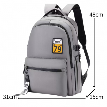 Ghiozdane - Ghiozdan/rucsac pentru scoala sau calatorii cu atasare la troler ZY-2904gri