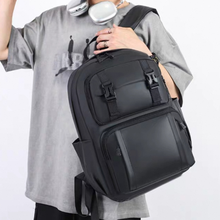 Ghiozdan/rucsac pentru scoala sau calatorii cu atasare la troler ZY-G04negru [12]