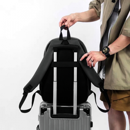 Ghiozdane - Ghiozdan/rucsac pentru scoala sau calatorii cu atasare la troler ZY-G04negru