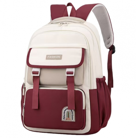 Ghiozdan/rucsac pentru scoala sau calatorii cu atasare la troler ZY-928visiniu [9]