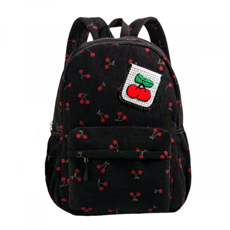 ARTICOLE ȘCOLARE - Ghiozdan/rucsac pentru scoala sau calatorii, model Fructe ZY-5501negru