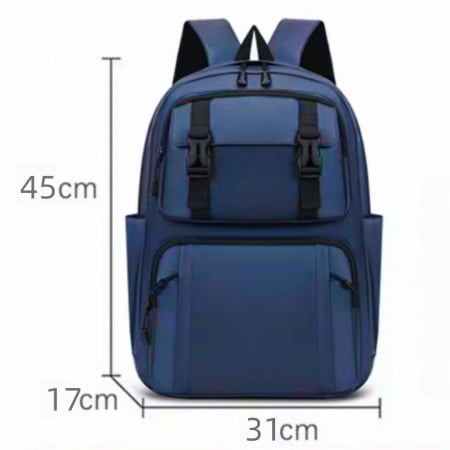 Ghiozdane - Ghiozdan/rucsac pentru scoala sau calatorii cu atasare la troler ZY-G04bleumarin