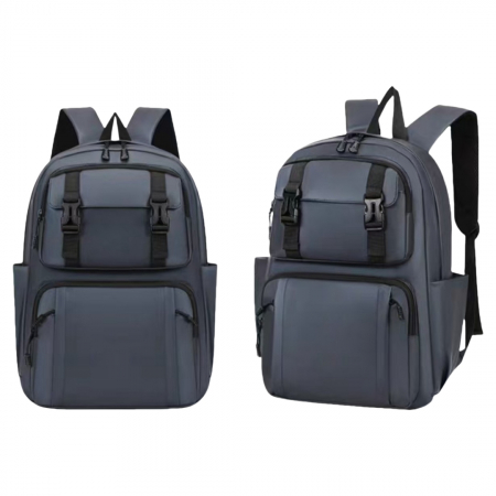 Ghiozdan/rucsac pentru scoala sau calatorii cu atasare la troler ZY-G04gri [9]