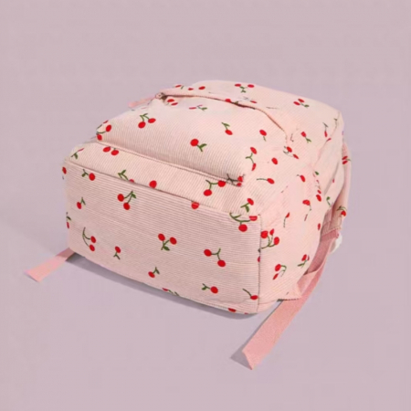 Ghiozdan/rucsac pentru scoala sau calatorii, model Fructe ZY-5501roz [8]