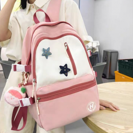 Ghiozdane - Ghiozdan/rucsac pentru scoala sau calatorii ZY-2307roz