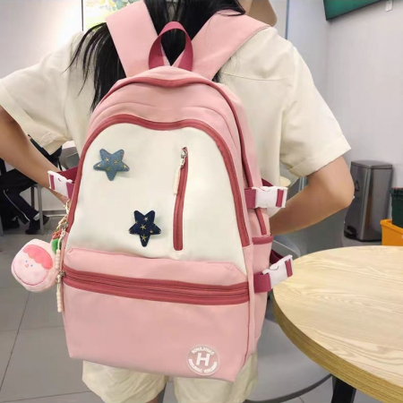 Ghiozdane - Ghiozdan/rucsac pentru scoala sau calatorii ZY-2307roz