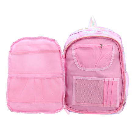 Ghiozdane - Ghiozdan/rucsac pentru scoala sau calatorii ZY-25126roz