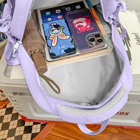 Ghiozdane - Ghiozdan/rucsac cu model pisica pentru scoala sau calatorii ZY-56128mov