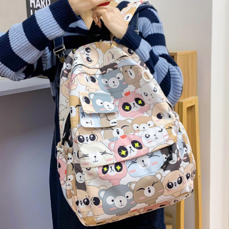 Ghiozdan/rucsac pentru scoala sau calatorii ZY-6611urs alb [12]