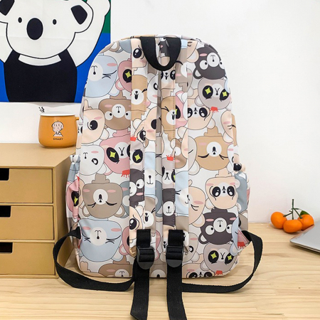 Ghiozdan/rucsac pentru scoala sau calatorii ZY-6611urs alb [8]