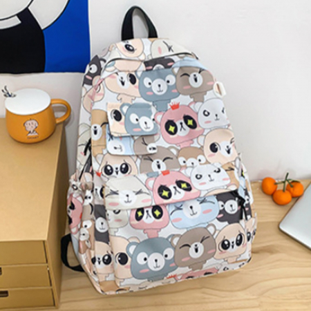 Ghiozdan/rucsac pentru scoala sau calatorii ZY-6611urs alb [13]