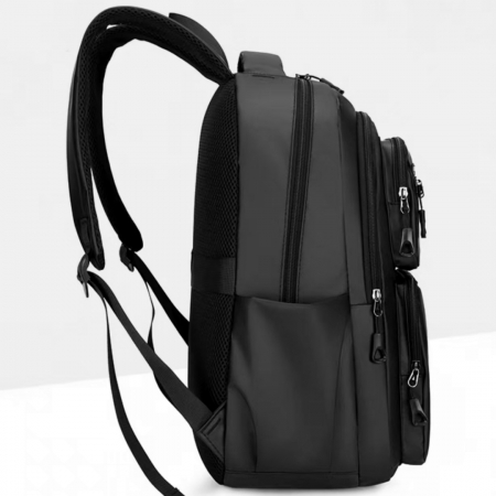 Ghiozdan/rucsac pentru scoala sau calatorii cu atasare la troler ZY-201negru [8]