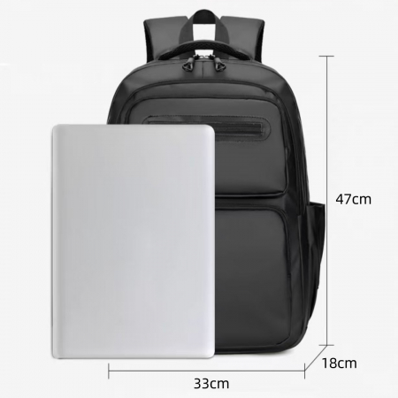 Ghiozdane - Ghiozdan/rucsac pentru scoala sau calatorii cu atasare la troler ZY-201negru