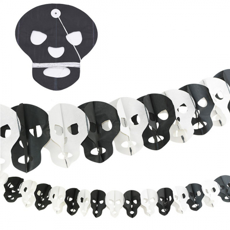 Articole casă - Ghirlanda de Hartie Halloween Model Craniu 3m B1-1118-18