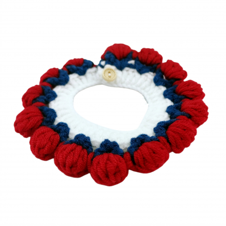 Accesorii animale de companie - Guler tricotat YYP-LL15visiniu
