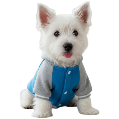 Hanorac cu gluga XINA2314albastru [7]