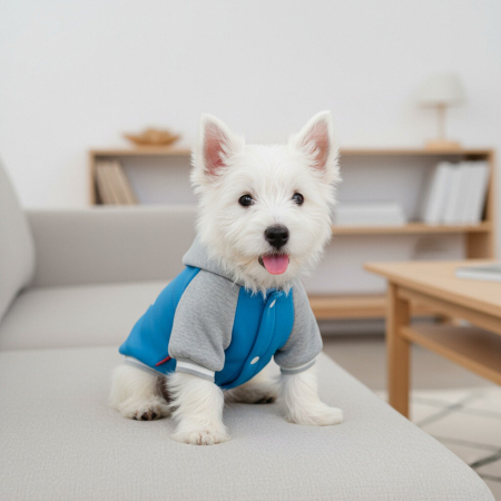 Haine - Hanorac cu gluga XINA2314albastru